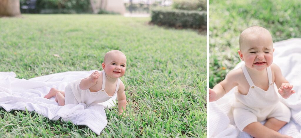 A little boy an outdoor photoshoot